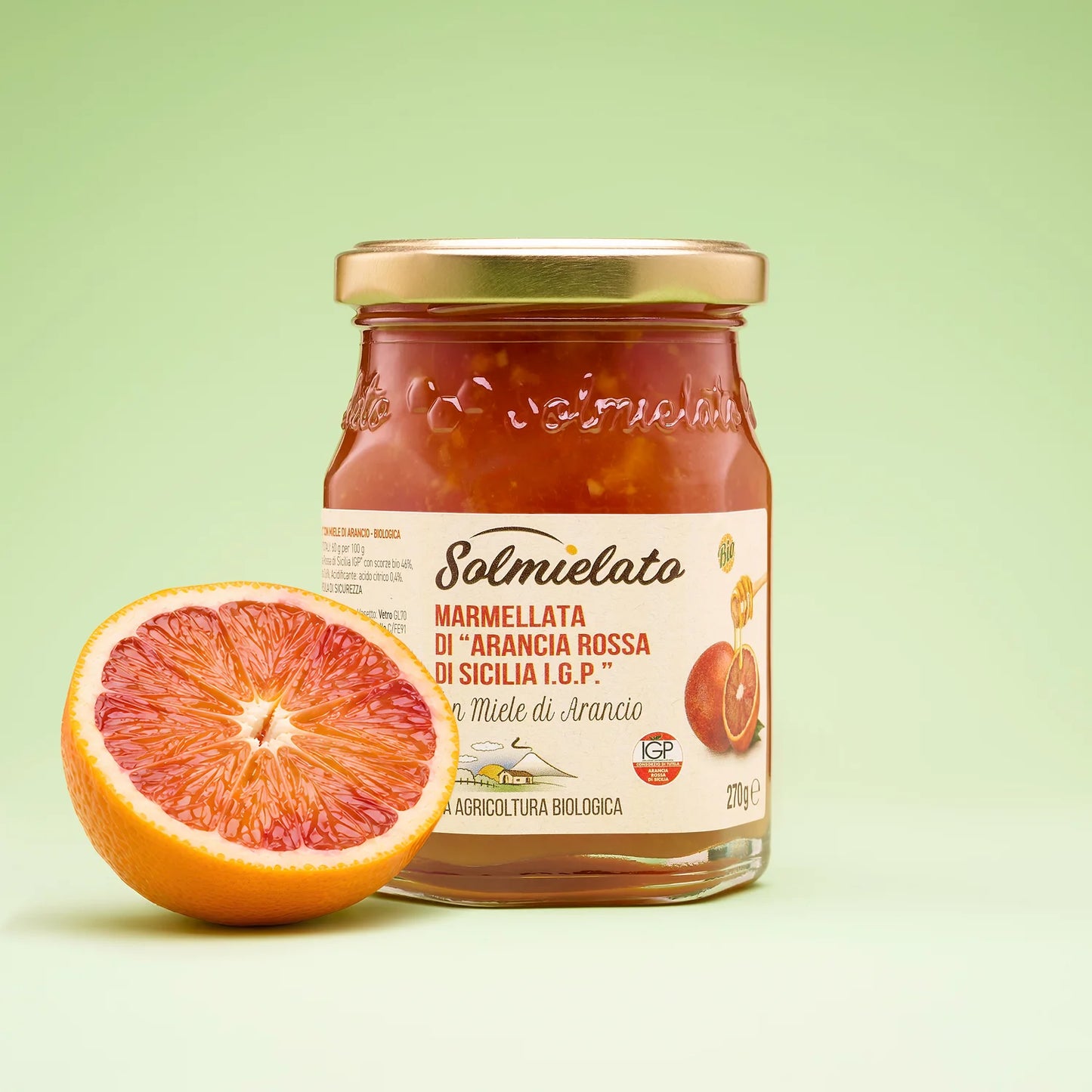 Marmellata Bio di Arancia Rossa di Sicilia IGP - 270g