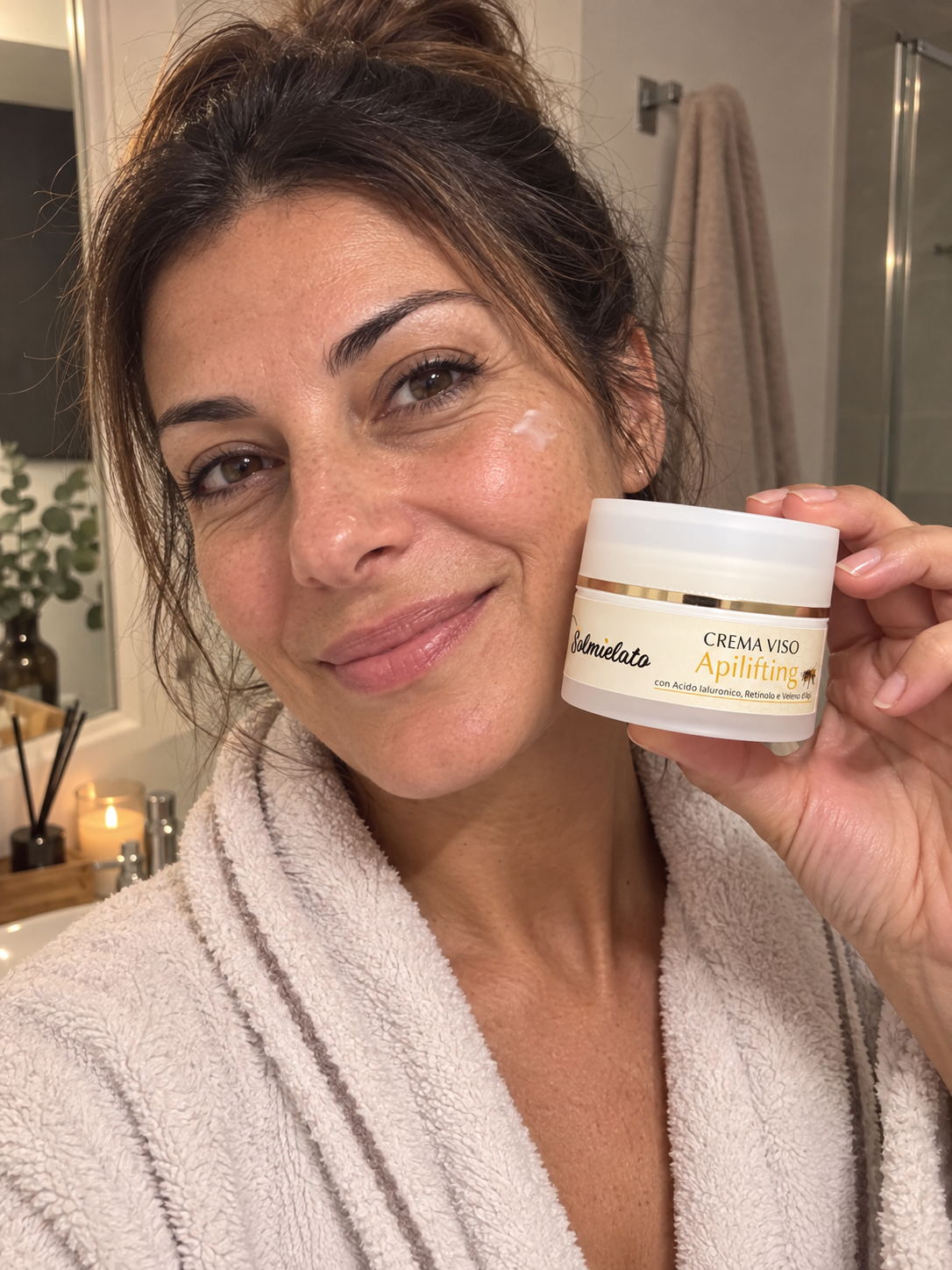 Esperienza d'uso della Crema Viso Apilifting