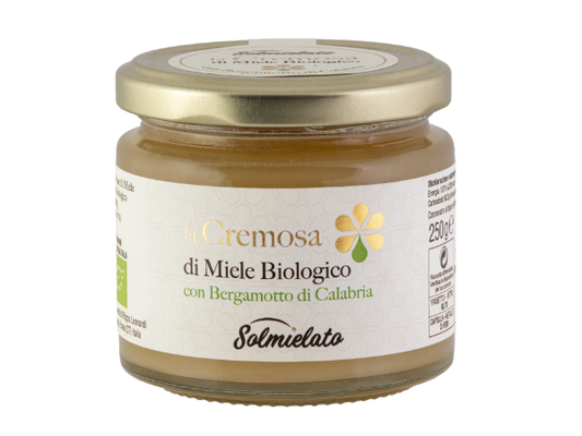 Cremosa di Miele con Bergamotto di Calabria - 250g