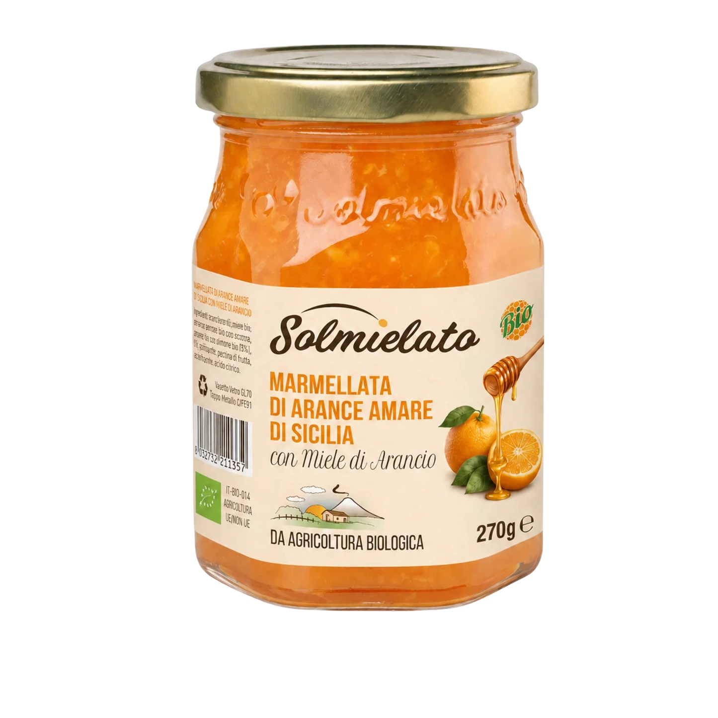 Marmellata Bio di Arance Amare di Sicilia - 270g
