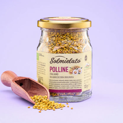 vasetto di polline italiano biologico solmielato