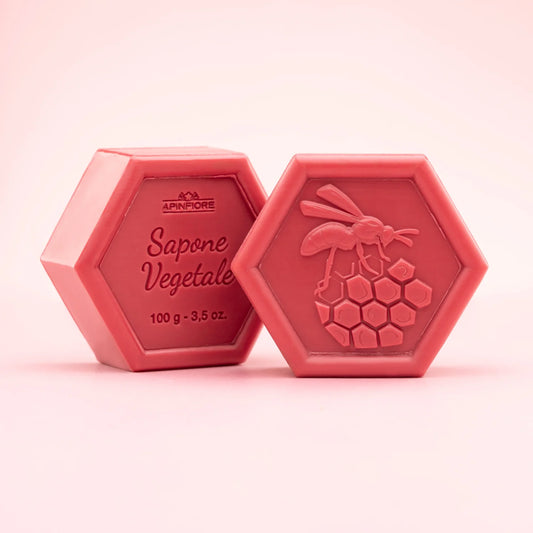 solmielato sapone vegetale con miele e frutti rossi