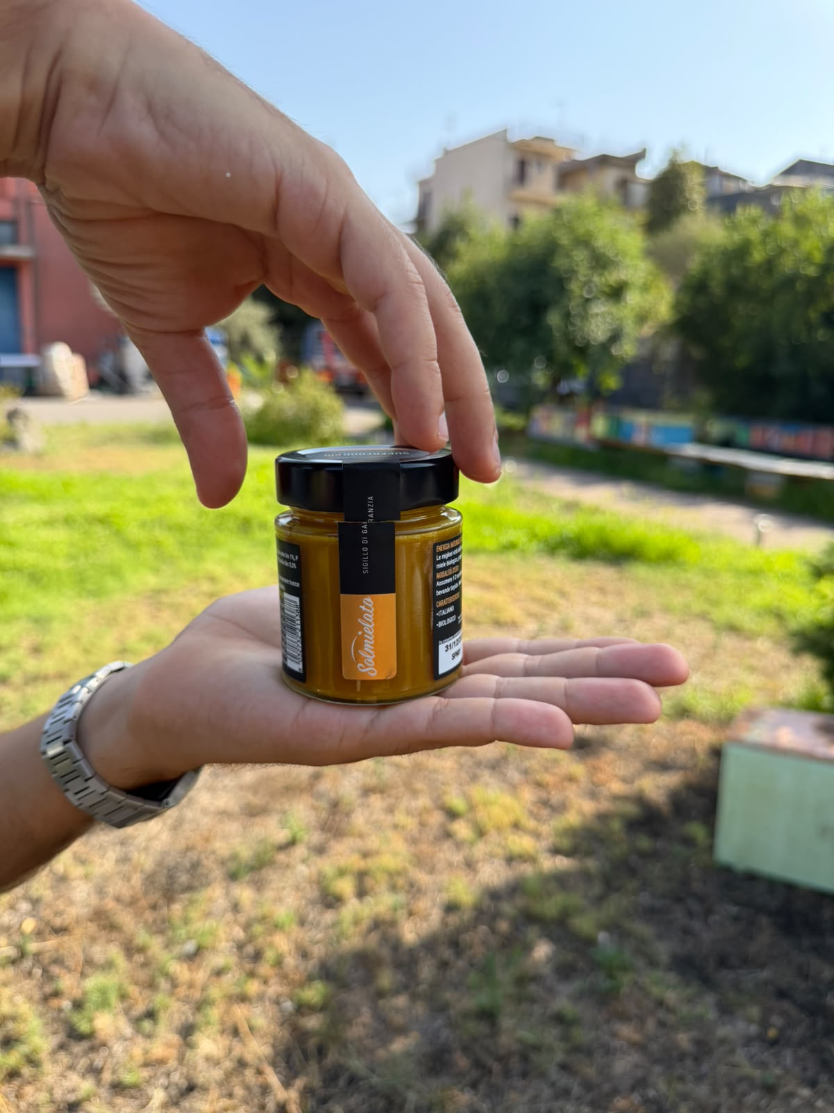 Apertura del vaso di Superfood Bio Solmielato
