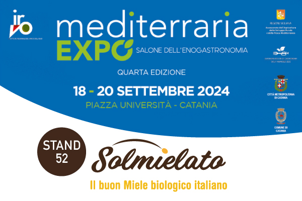 Solmielato sarà presente al Mediterraria Expo di Catania